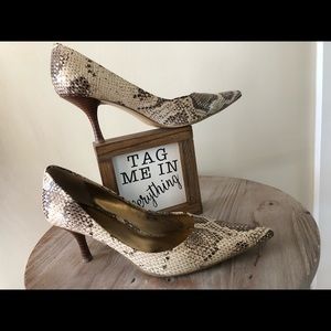 Nine West Snake Pumps